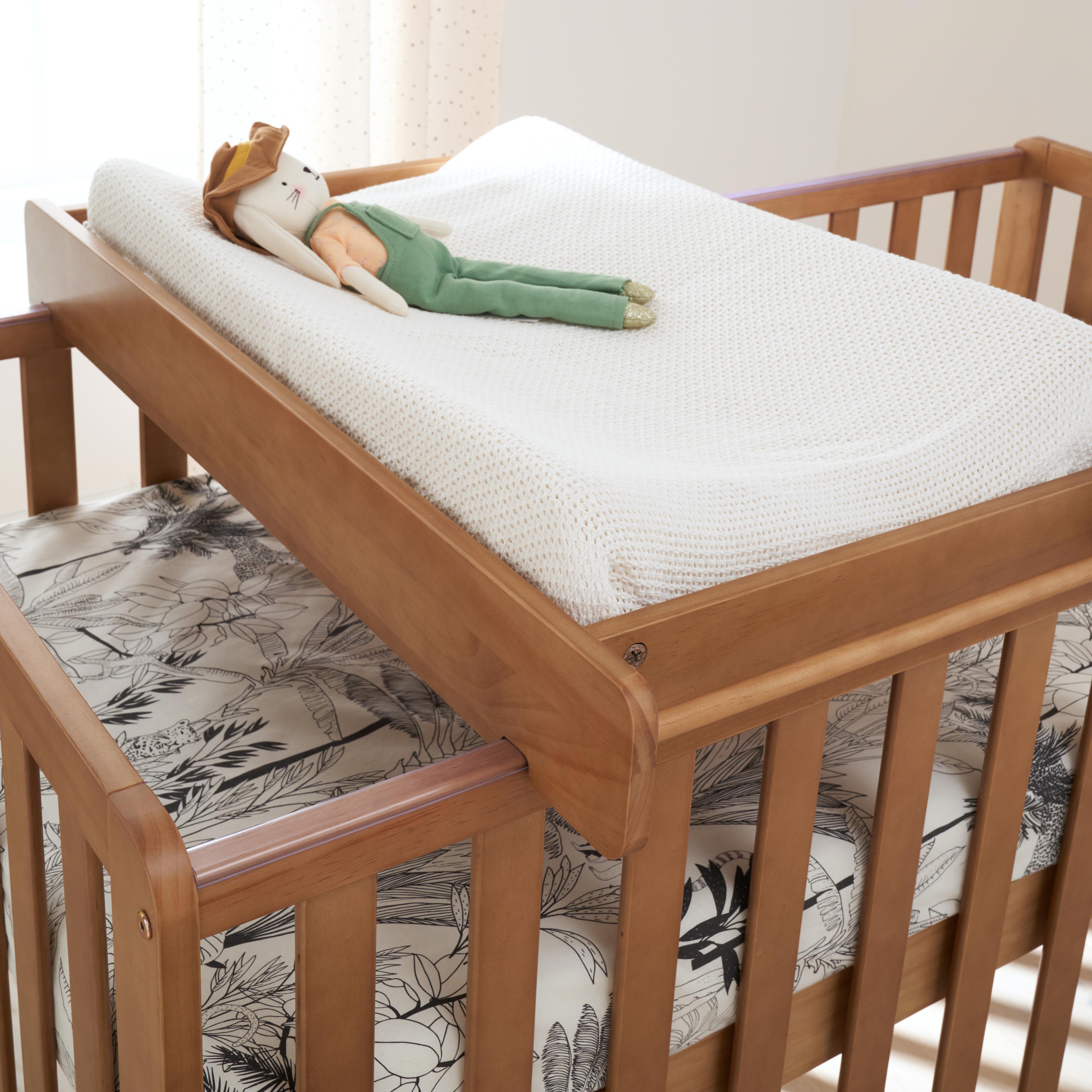 Tutti Bambini Malmo Cot Bed Changer and Mattress - Oak