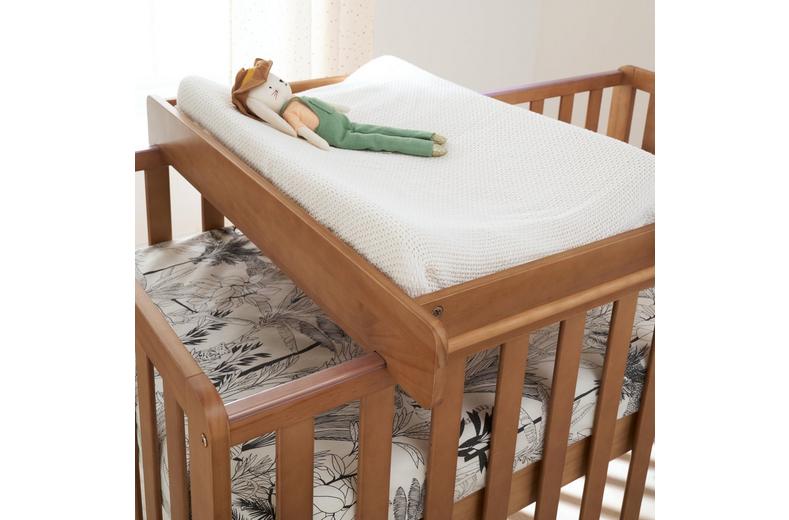 Tutti Bambini Malmo Cot Bed Changer and Mattress - Oak Tutti Bambini Malmo Cot Bed Changer and Mattress - Oak