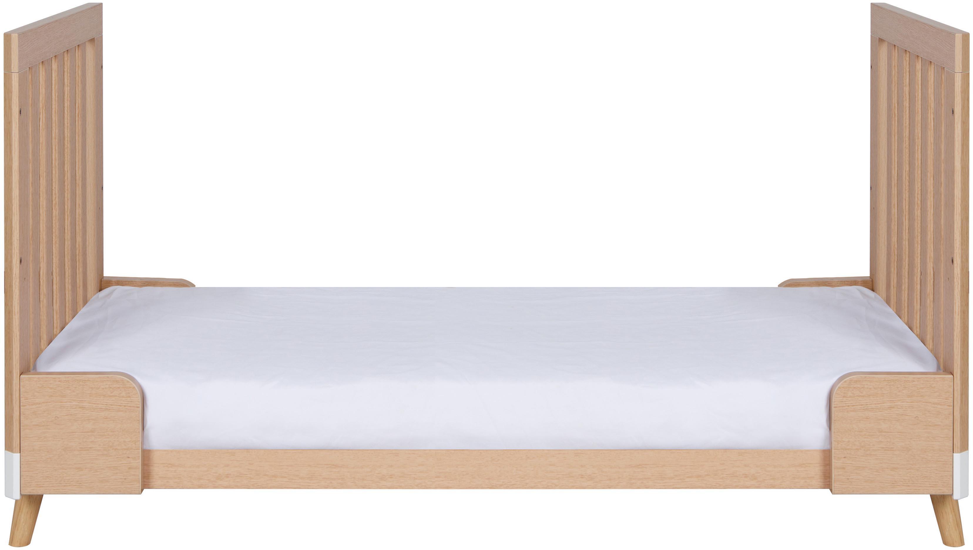 Tutti Bambini Hygge Cot Bed  - White/Light Oak