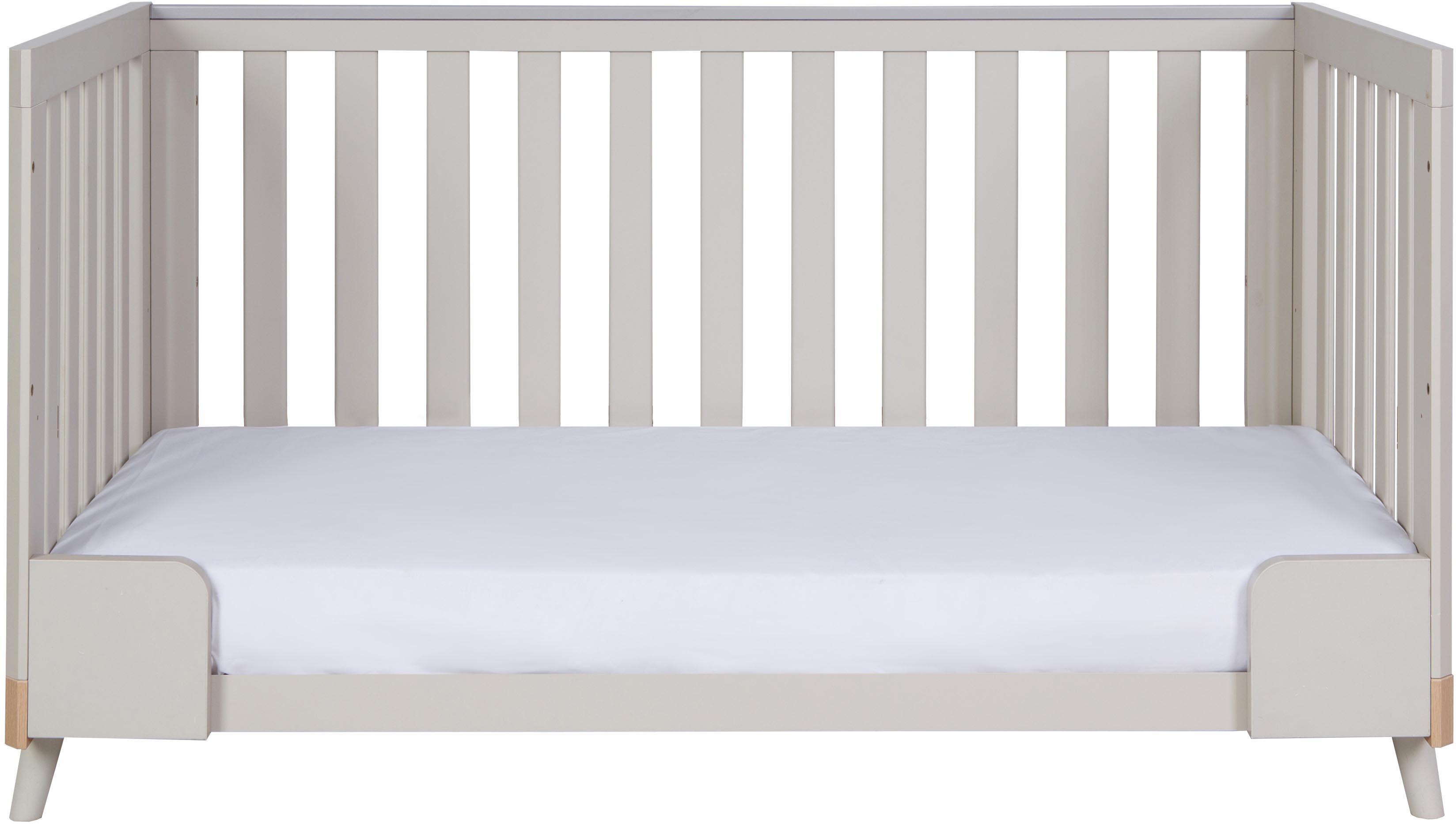Tutti Bambini Hygge Cot Bed  -  Light Oak/White Sand