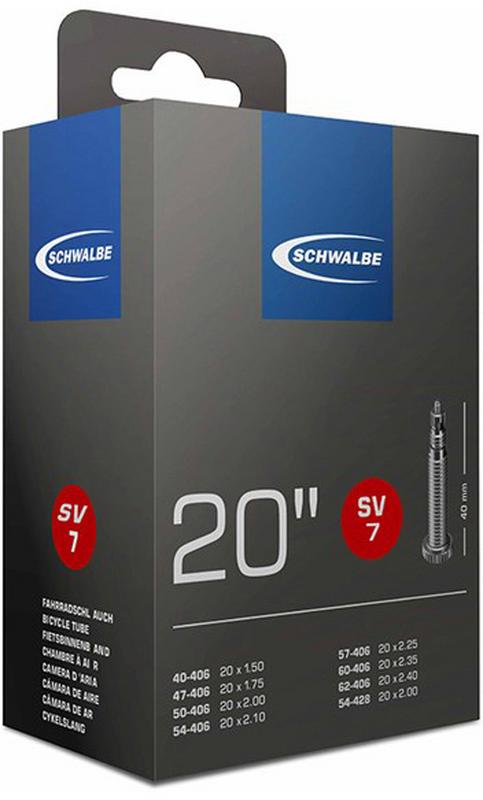 Halfords Schwalbe Bike Inner Tube, 20 Inch X 1.5 - 2.0 Inch (Sv7) | Extra 8% off for BC Members