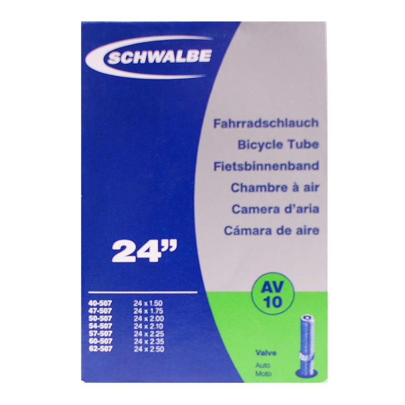 Halfords Schwalbe Bike Inner Tube, 24 Inch X 1.5 - 2.5 Inch (Av10) | Extra 8% off for BC Members