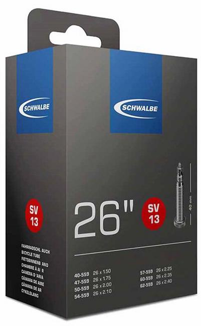 Schwalbe Presta Bike Inner Tube - 16" - 26" Schwalbe Presta Bike Inner Tube - 16" - 26"