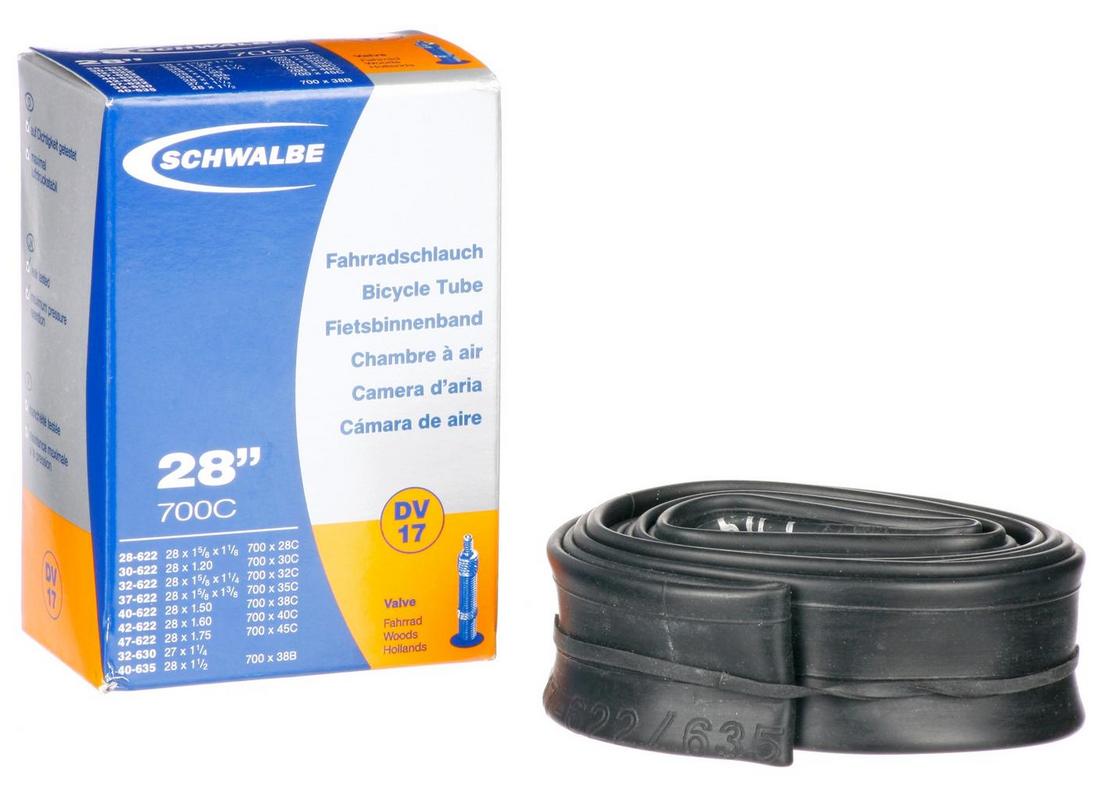 Halfords Schwalbe Bike Inner Tube, 700C X 28 - 45C (Dv17) | Extra 8% off for BC Members