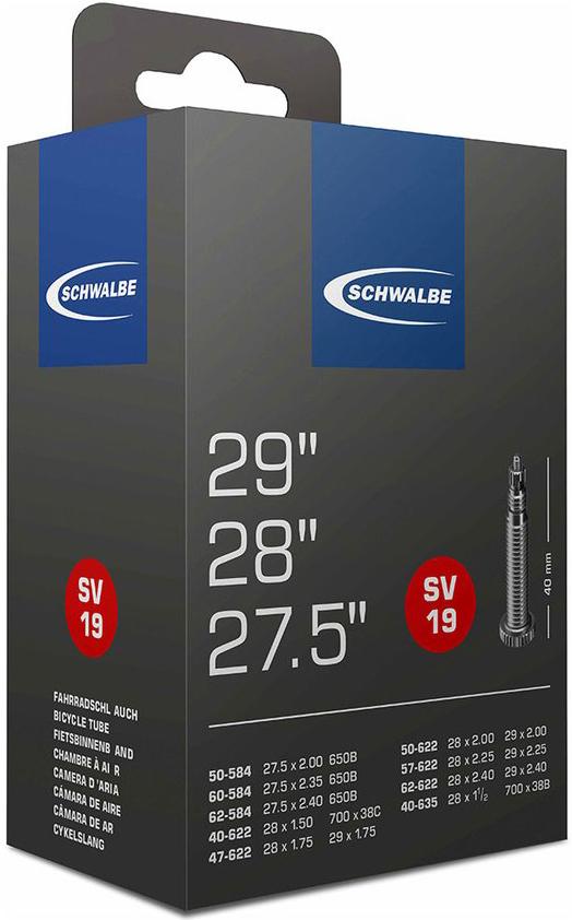 Schwalbe Bike Inner Tube, 700C X 38-45C (Sv19)