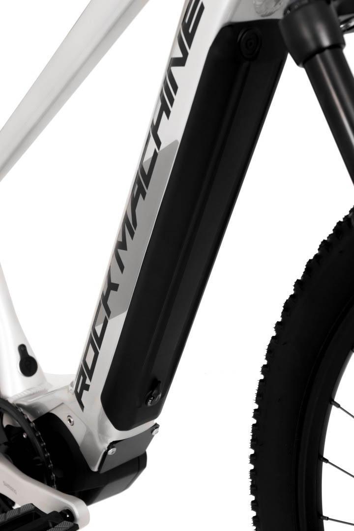 Rock Machine Torrent e30-29 Electric Mountain Bike, Gloss Silver - M, L, XL Frames