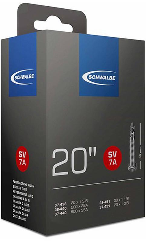 Halfords Schwalbe Bike Inner Tube, 20 Inch X 1 1/8 - 1 3/8 Inch (Sv7A) | Extra 8% off for BC Members