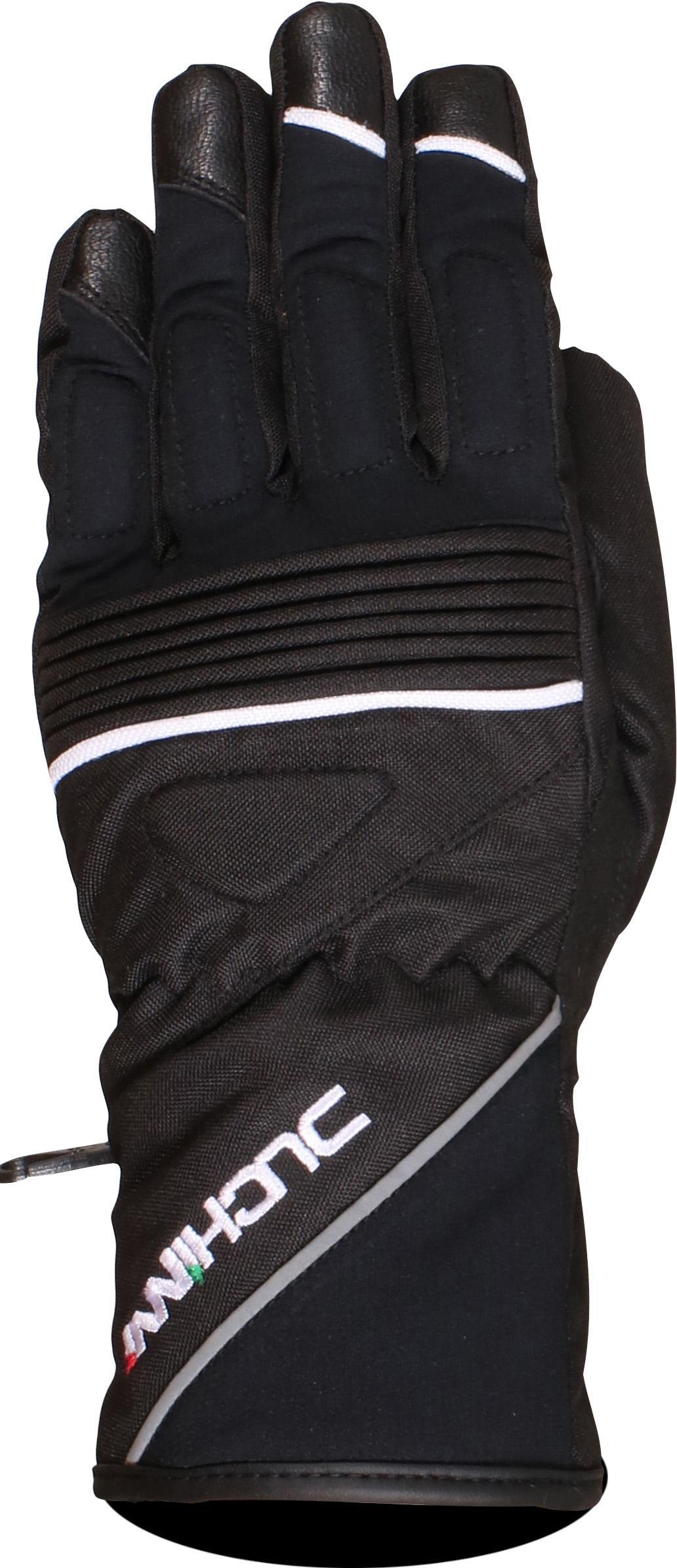 Duchinni Verona Women's Motorcycle Gloves - Black And White, Xs