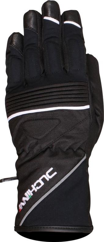 Duchinni Verona Women's Motorcycle Gloves - Black and White, S