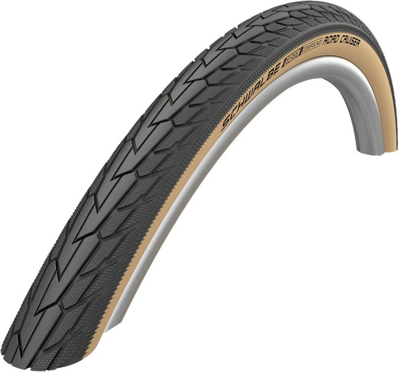 Schwalbe Road Cruiser Bike Tyre 27x1 1/4 Gumwall Halfords UK