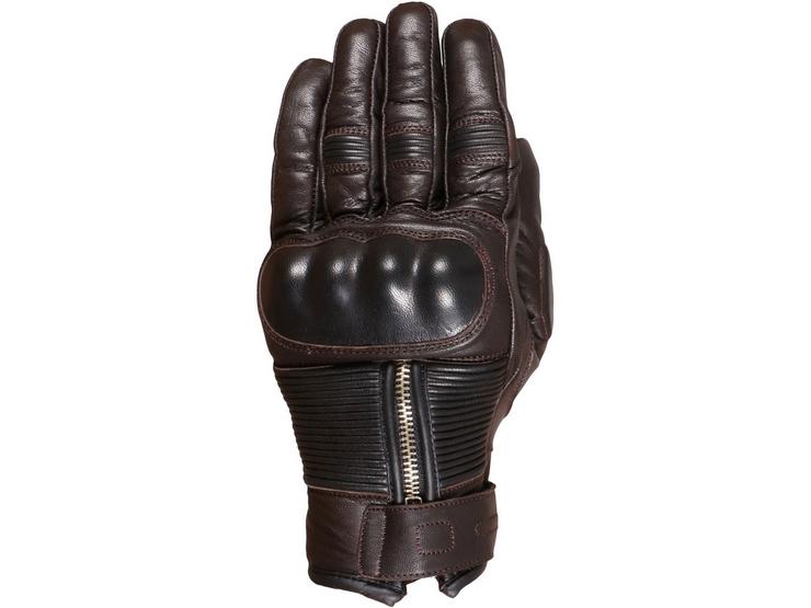 Weise Union Motorcycle Gloves - Brown, 2XL