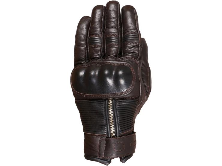 Weise Union Motorcycle Gloves - Brown, S