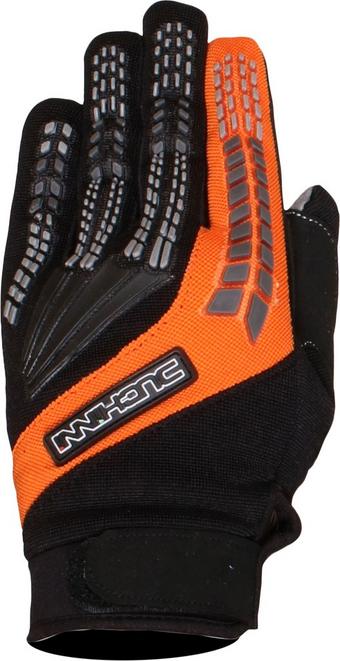 Duchinni Focus Motorcycle Gloves - Black and Orange, S