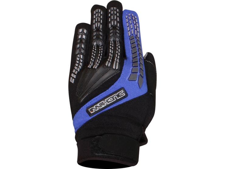 Duchinni Focus Motorcycle Gloves - Black and Blue