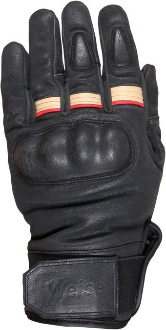 Weise Detroit Motorcycle Gloves - Black, M