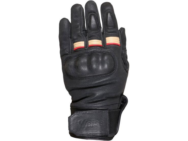 Weise Detroit Motorcycle Gloves - Black, M