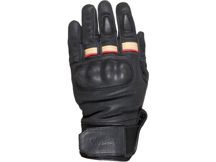 Weise Detroit Motorcycle Gloves - Black, XL