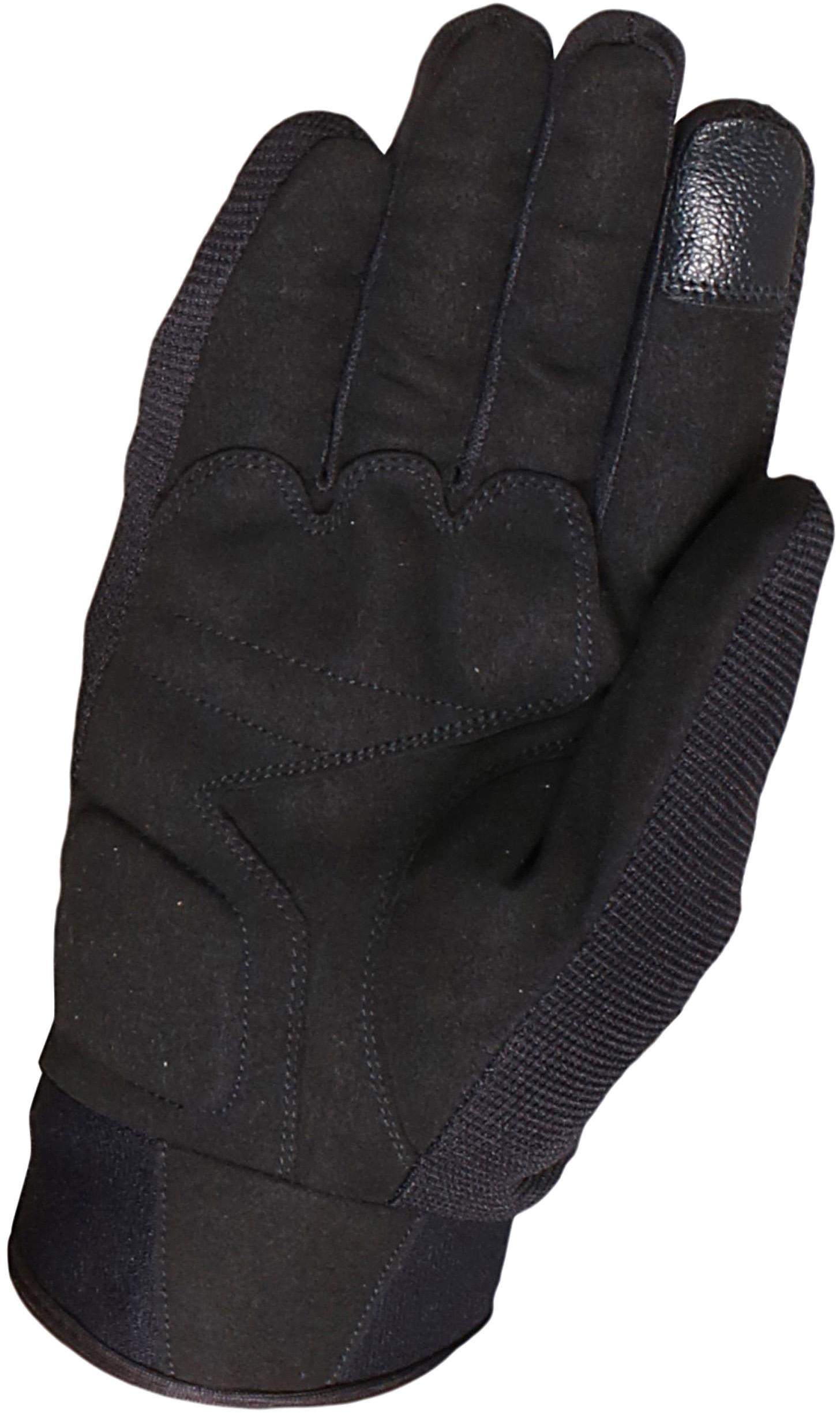 Weise Motorcycle Pit Gloves - Black/Gunmetal