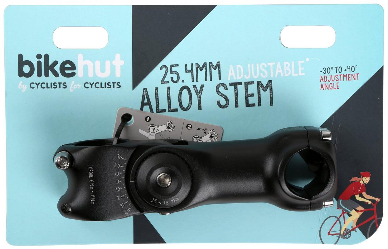 Bikehut Halfords Adjustable Alloy Stem, 25.4Mm | Extra 8% off for BC Members