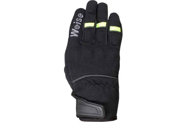 Weise Motorcycle Pit Gloves - Black/Neon Weise Motorcycle Pit Gloves - Black/Neon