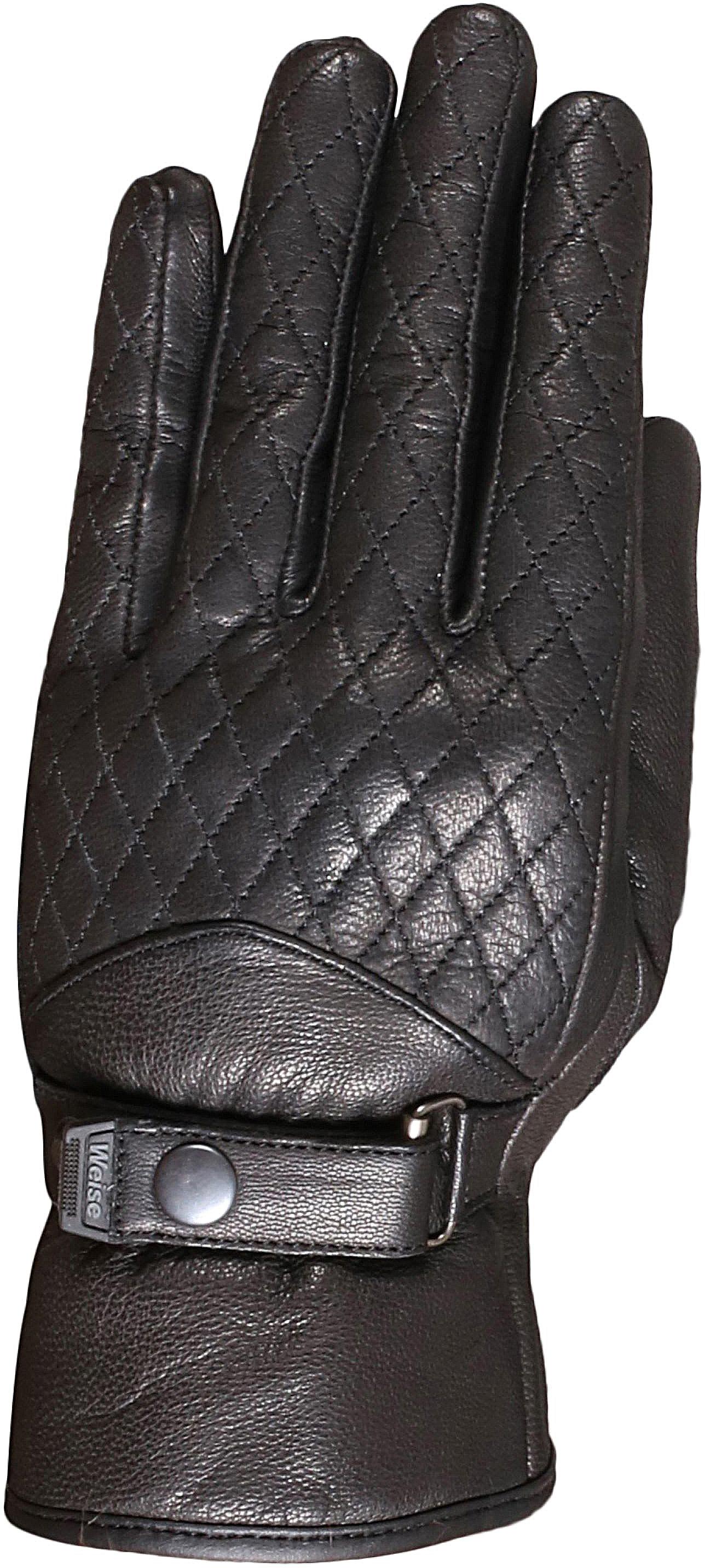 Weise Halo Womens Motorcycle Gloves - Black, L