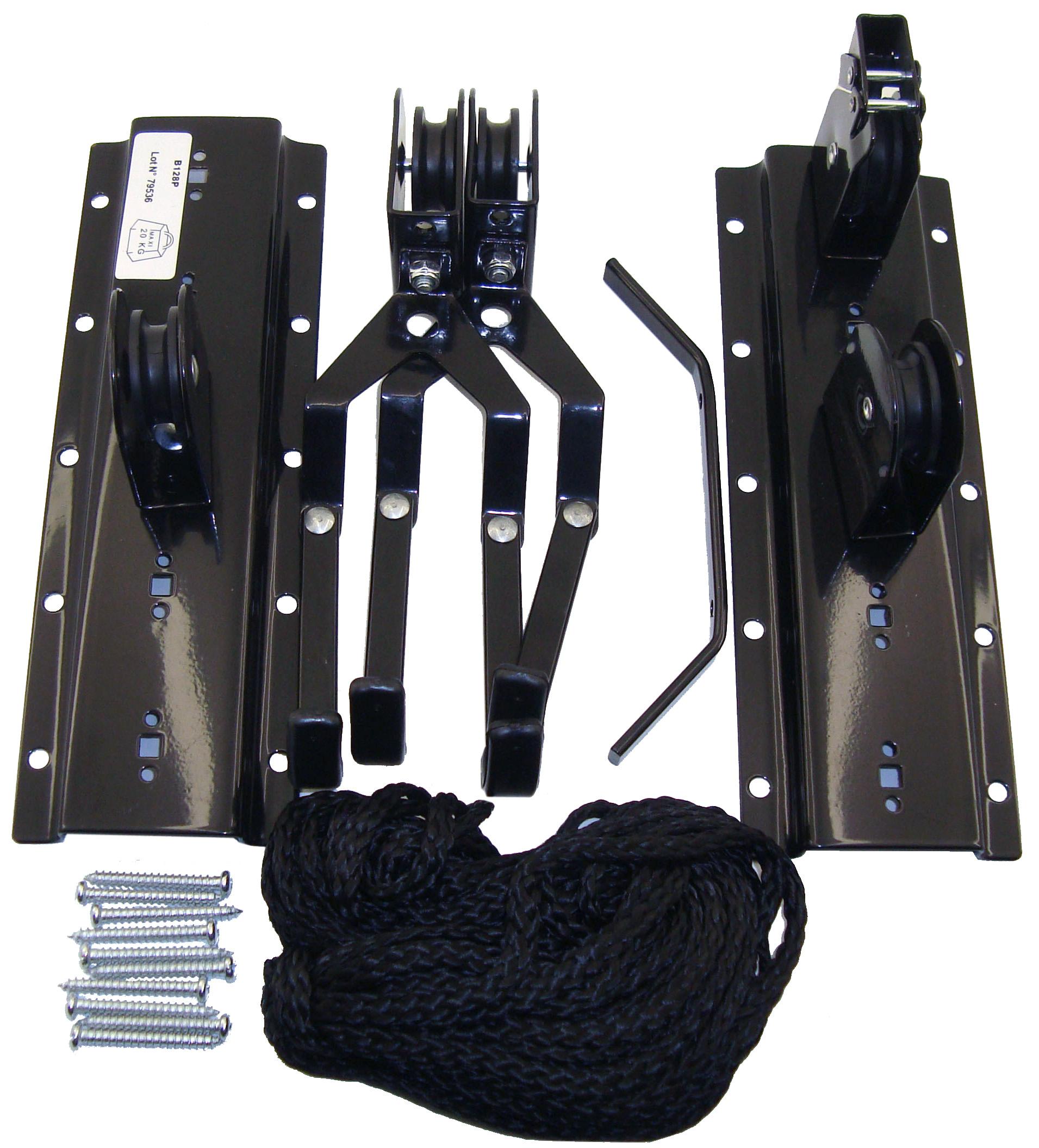 Mottez Bike Lift Pulley System