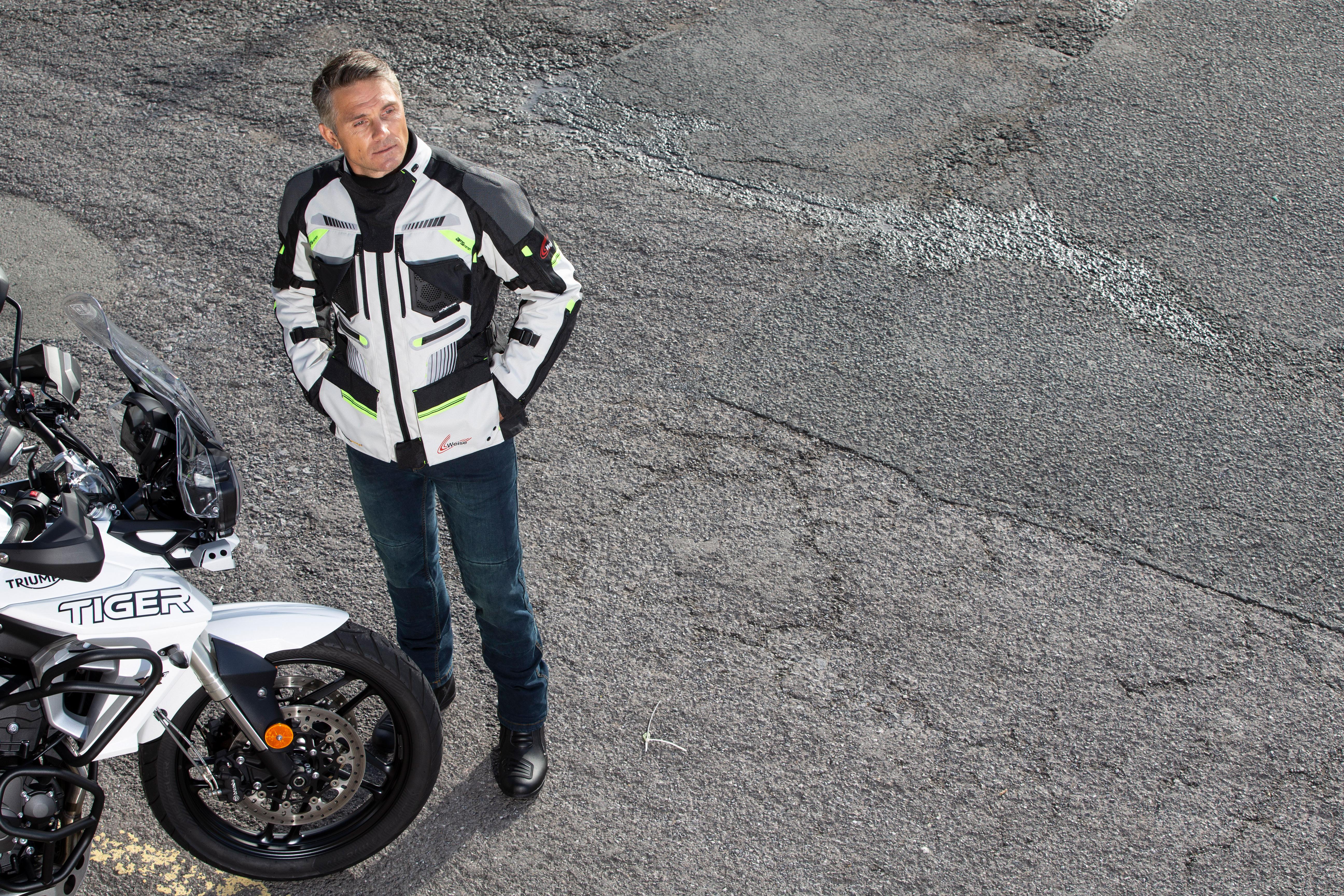 Weise Summit Motorcycle Jacket - Stone