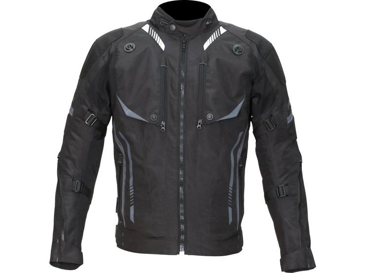 Weise Vertex Motorcycle Jacket - Black, 2XL