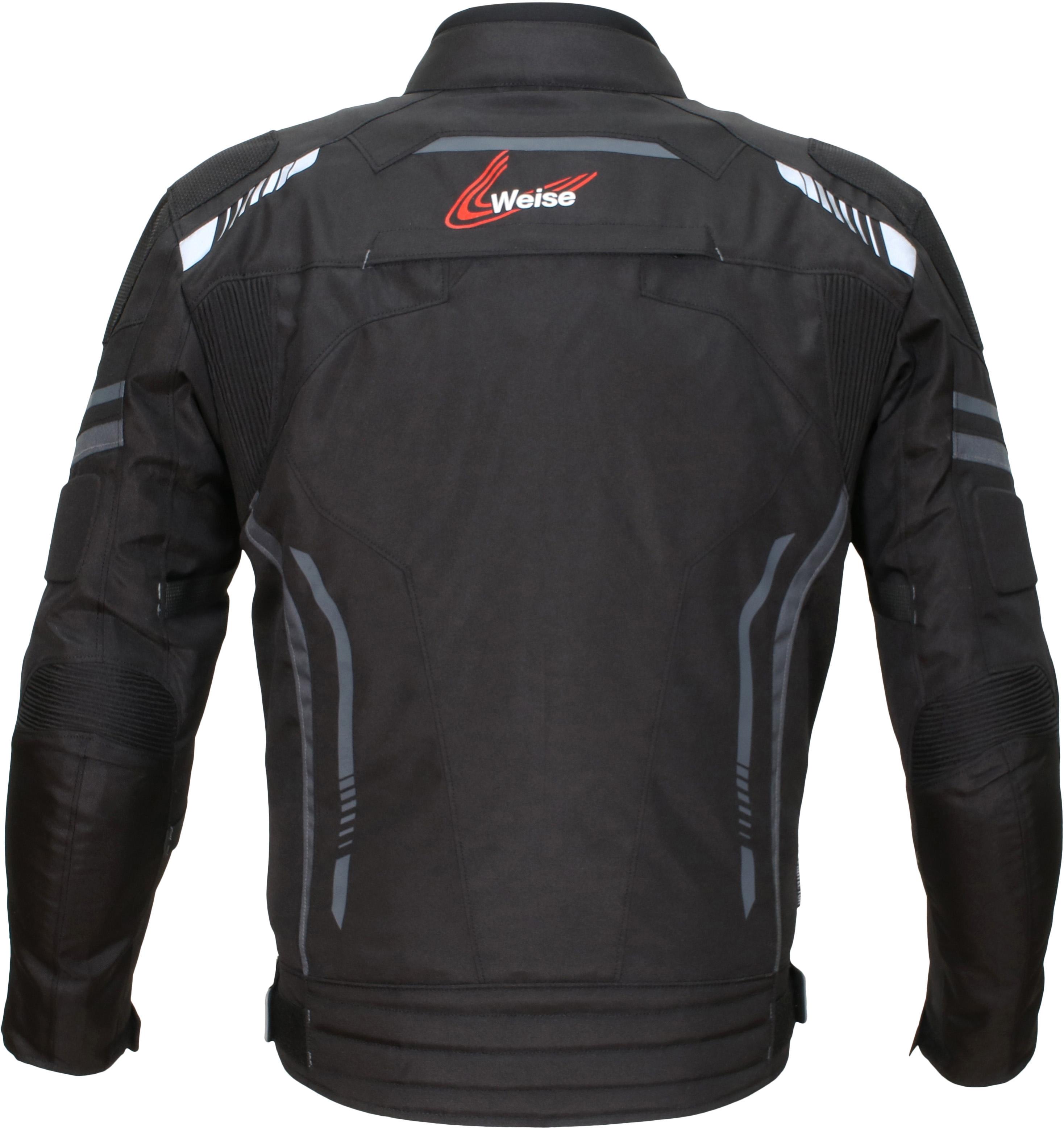 Weise Vertex Motorcycle Jacket - Black, S | Halfords UK