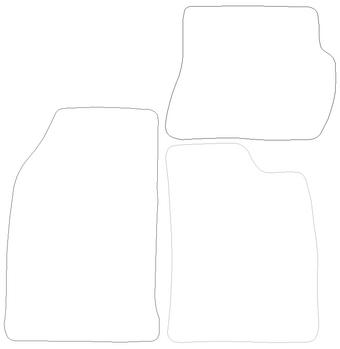 Ford Fiesta Graphite - Luxury Mats 0 Clips (SS7128)