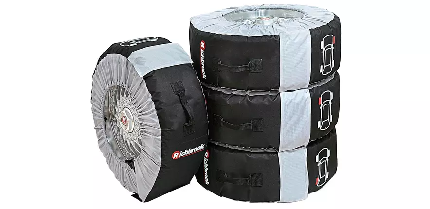 Set of 4 Fits all Tyre Types up to 245 mm Premium Tyre Bags Set Black 14-18 inches 