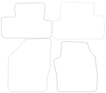 Ford Focus C-Max Graphite - Luxury Mats 0 Clips (SS7135)