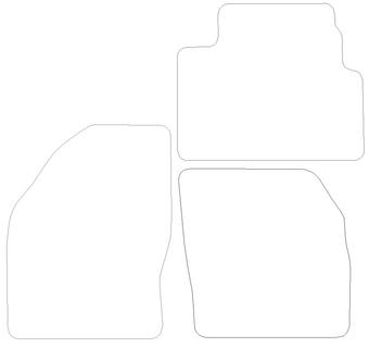 Ford Kuga Graphite  - Luxury Mats 0 Clips (SS7141)