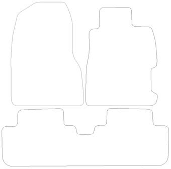 Honda Civic Graphite - Luxury Mats 0 Clips (SS7151)