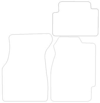 Honda Civic EK Graphite - Luxury Mats 0 Clips (SS7155)