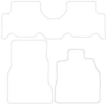 Mercedes A Class SWB Graphite - Luxury Mats 0 Clips (SS7209)