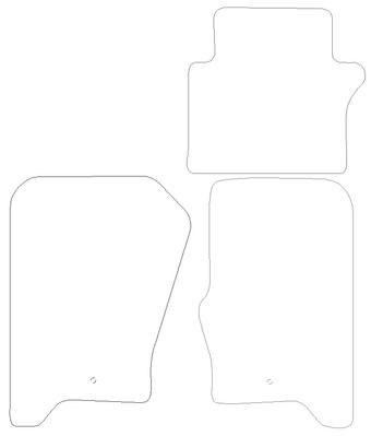 Landrover Range Rover Sport Graphite - Luxury Mats 2 Clips (SS7188)