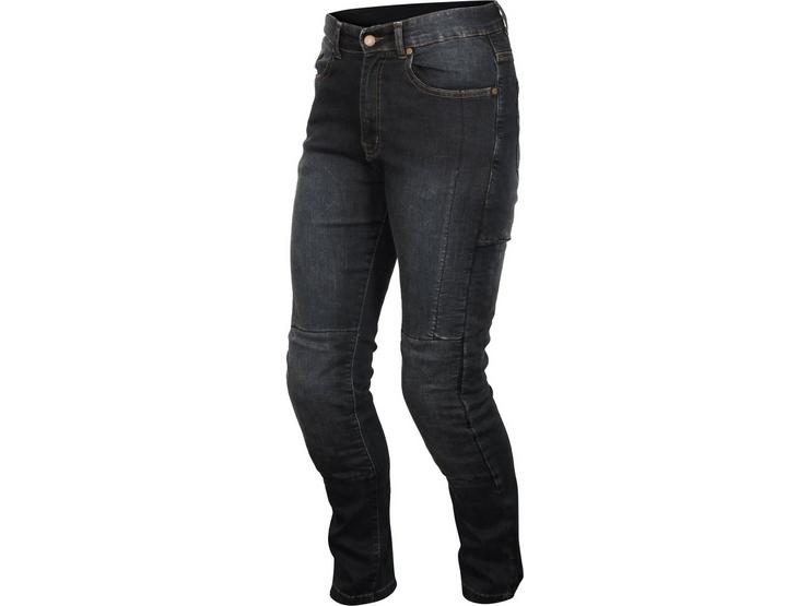 Weise Tundra Denim Motorcycle Jeans - Black, 2XL