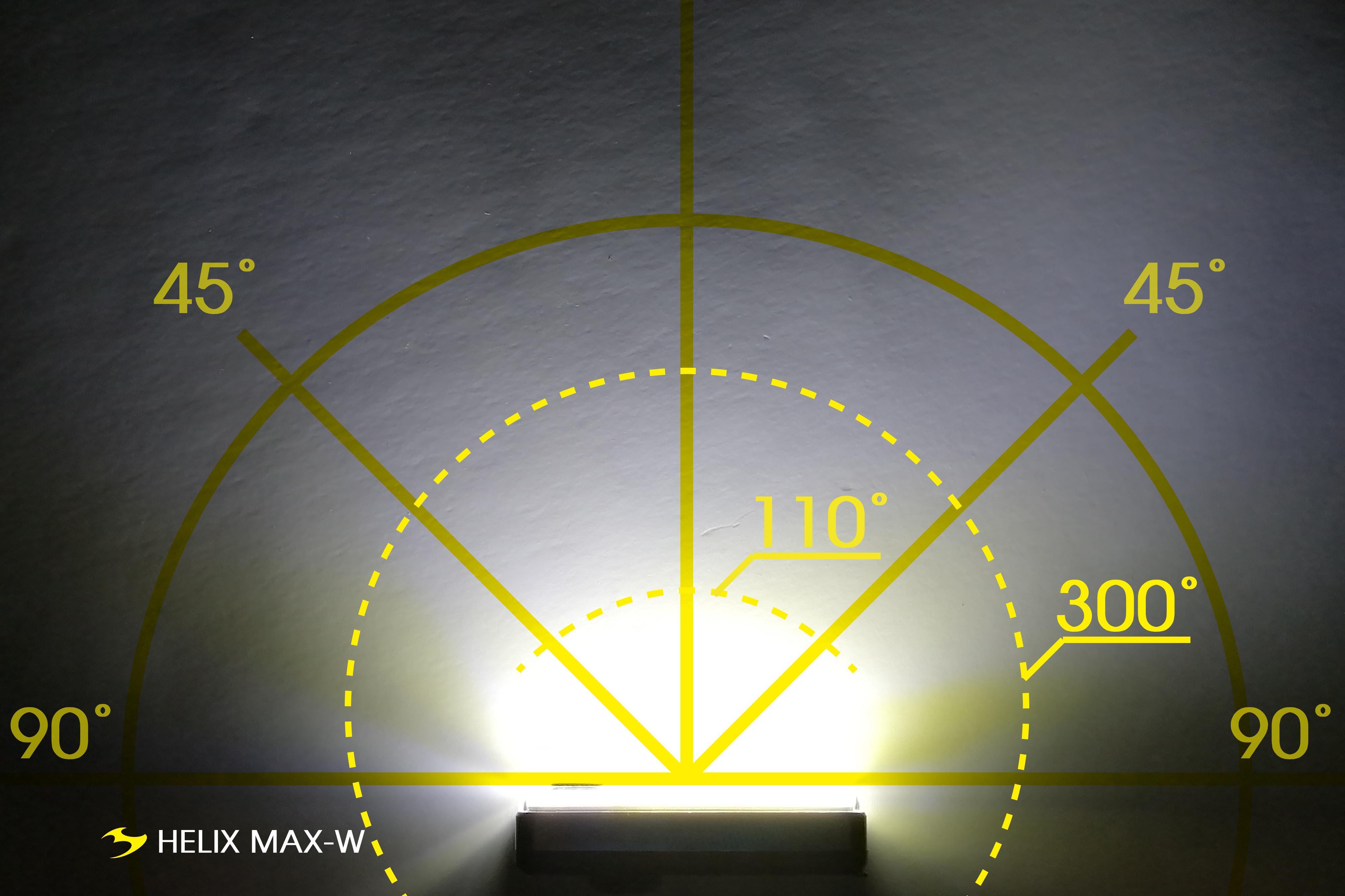 Moon Helix Max-W Front Bike Light, 350 Lumens