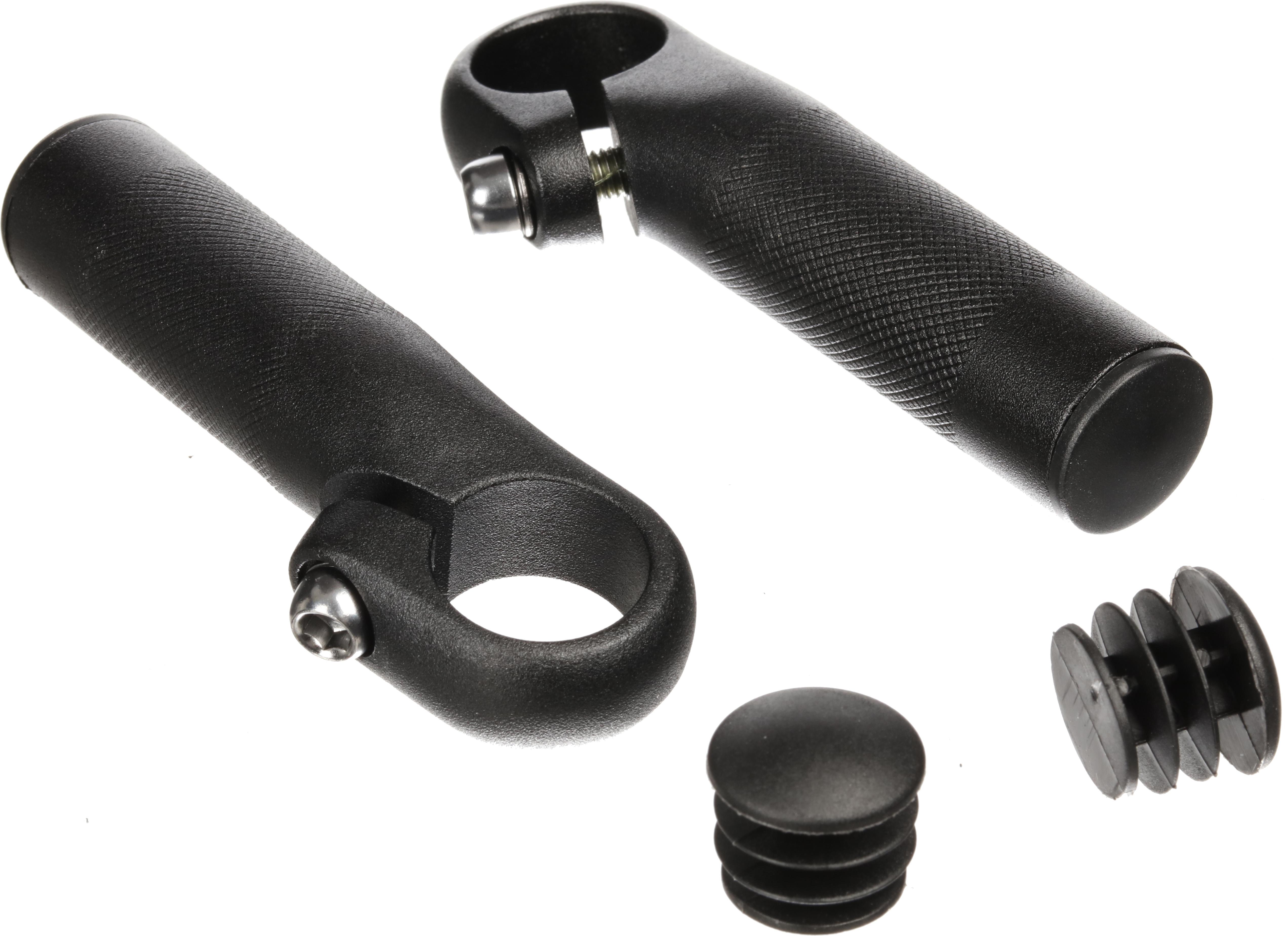 Bikehut Alloy Bar Ends, Black