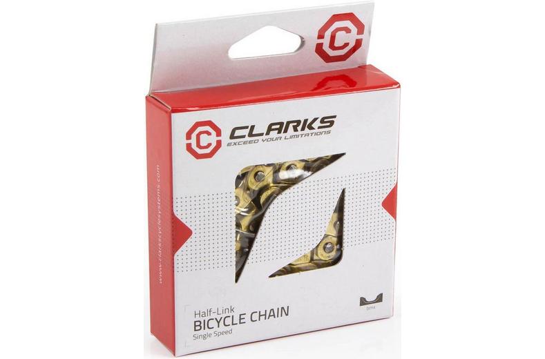 Clarks Half Link Gold 1/8" Single Speed Bike Chain Clarks Half Link Gold 1/8" Single Speed Bike Chain