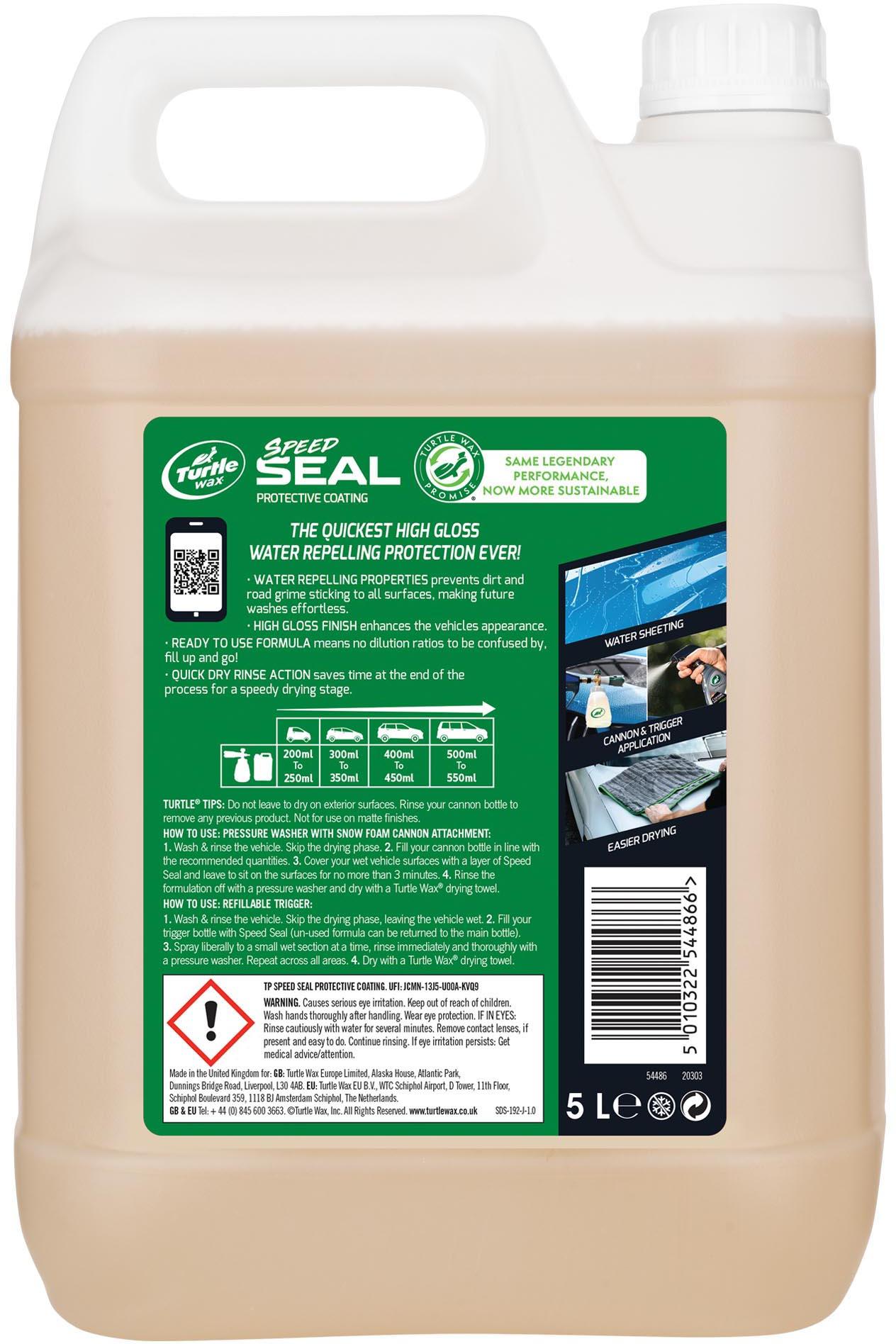 TURTLE WAX Speed Seal 5 Litre