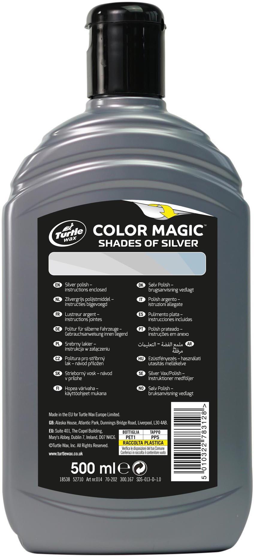 TURTLE WAX Color Magic Prestige Silver Wax 500ML