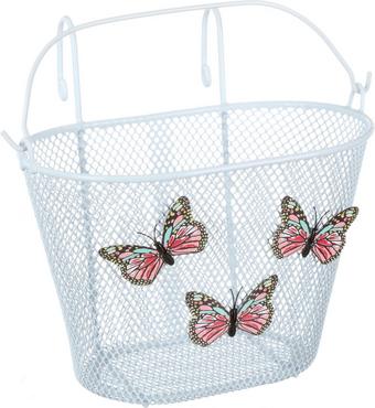 Halfords Metal Basket with Butterflies