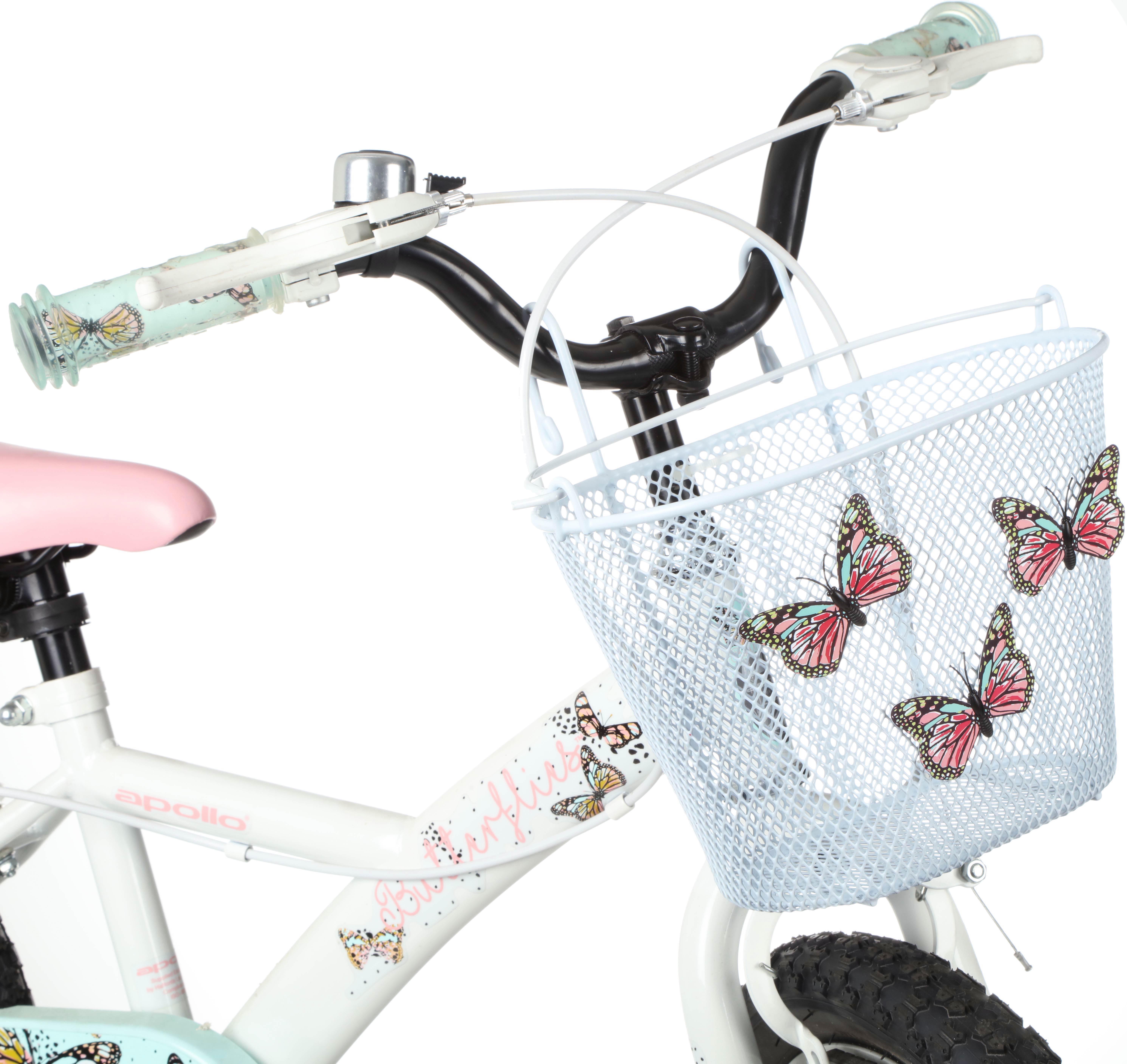 Halfords Metal Basket with Butterflies