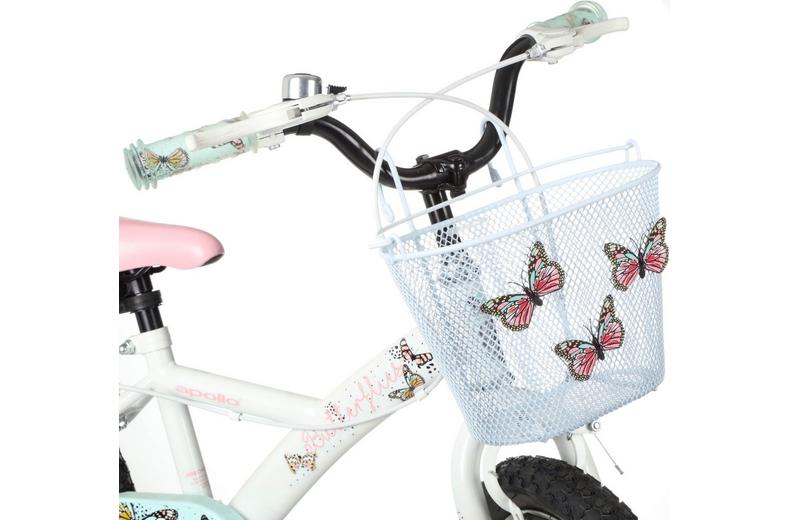 Halfords Metal Basket with Butterflies Halfords Metal Basket with Butterflies