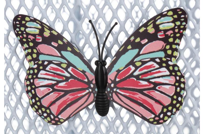 Halfords Metal Basket with Butterflies Halfords Metal Basket with Butterflies