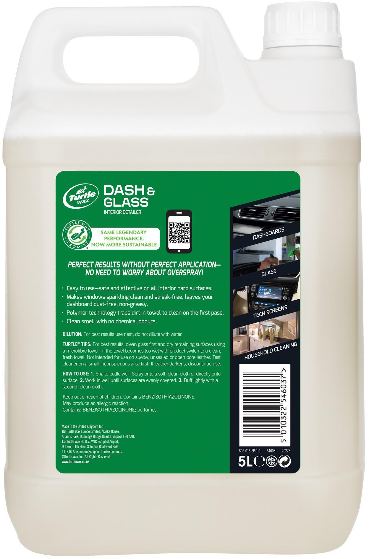 TURTLE WAX Dash & Glass Interior Detailer 5 Litre