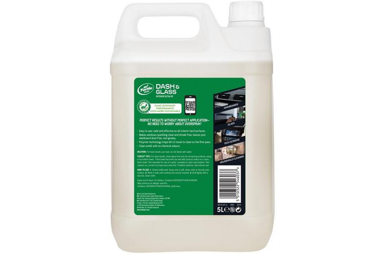 TURTLE WAX Dash & Glass Interior Detailer 5 Litre TURTLE WAX Dash & Glass Interior Detailer 5 Litre