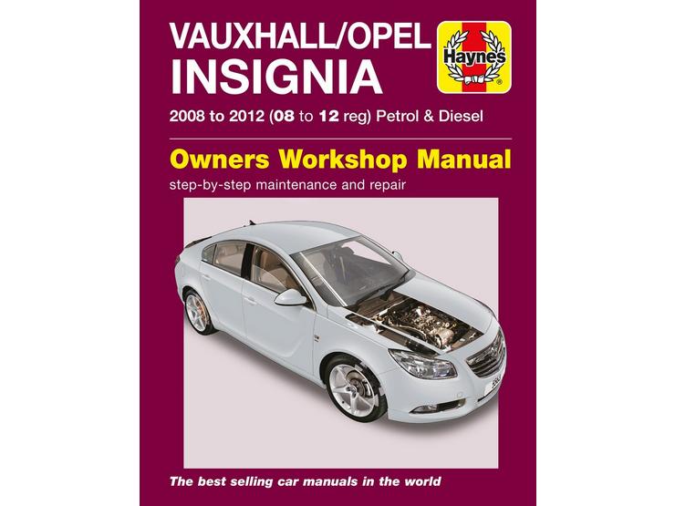 Haynes Vauxhall/Opel Insignia (08 - 12) Petrol and Diesel Manual